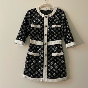 DREAM Sister Jane Charleston Tweed Mini Dress